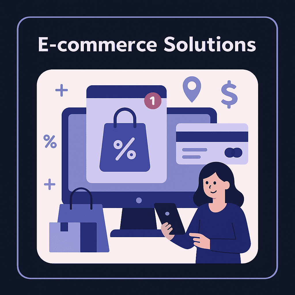 E-commerce Solutions - Whether you're launching your first store or scaling globally, we build secure, scalable platforms that convert — supporting businesses in Saskatchewan and across North America.